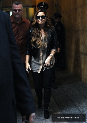 Demi (5) - Demitzu - 08 03 2012 - Leaves her hotel in New York City