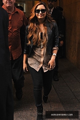 Demi (8) - Demitzu - 08 03 2012 - Leaves her hotel in New York City