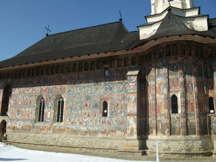 partea sudica - Manastirea Moldovita