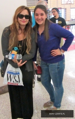 Demi - Demitzu - 03 03 2012 - At the airport in McAllen TX