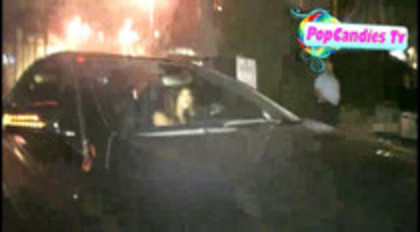 Demi Lovato In Hot Pink Dress Honks Horn (40)