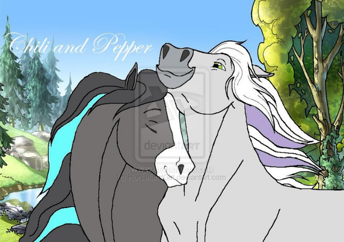 chili_and_pepper_by_horselandgirl-d1wiple - horsland