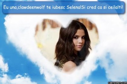  - Album cu dedicatie pentru Selena Gomez