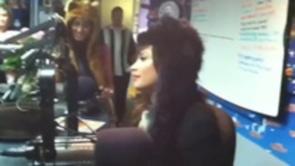 Demi on Kiss FM rocking her new hat (88) - Demilush - Demi on Kiss FM rocking her new hat