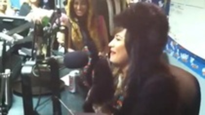 Demi on Kiss FM rocking her new hat (97) - Demilush - Demi on Kiss FM rocking her new hat