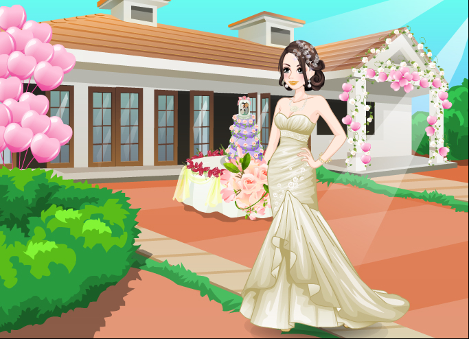 barbie's wedding dress
