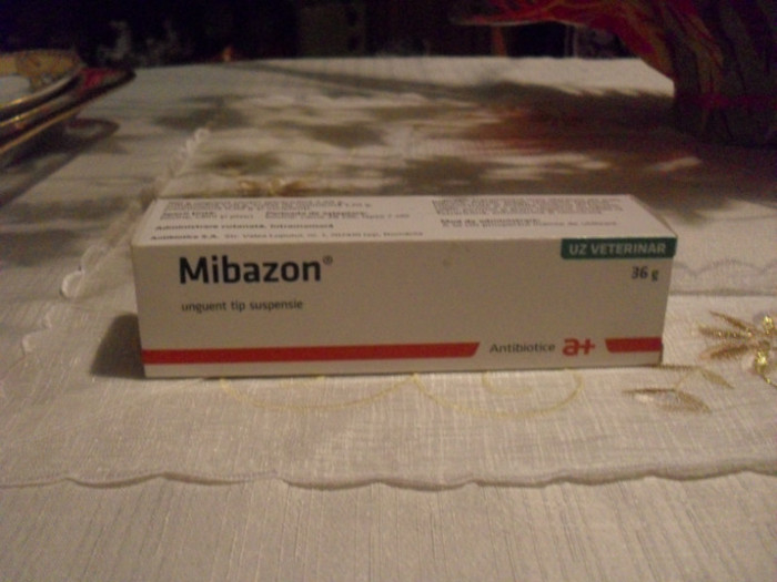 Mibazon(unguent cu antibiotic) pt bataturi - Iepuri-MEDICAMENTATIE