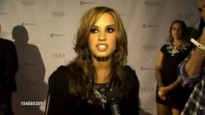 Demi Lovato - Autumn Party Benefiting Children Interview (8)