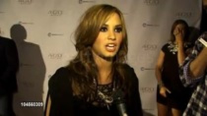 Demi Lovato - Autumn Party Benefiting Children Interview (14)