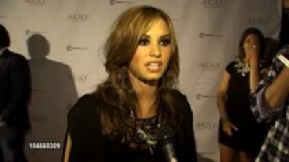 Demi Lovato - Autumn Party Benefiting Children Interview (15)