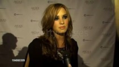 Demi Lovato - Autumn Party Benefiting Children Interview (77)
