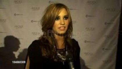 Demi Lovato - Autumn Party Benefiting Children Interview (80)