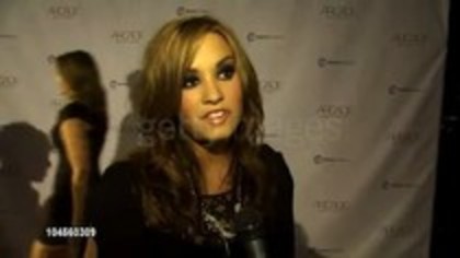 Demi Lovato - Autumn Party Benefiting Children Interview (187)