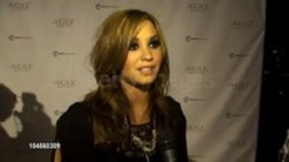 Demi Lovato - Autumn Party Benefiting Children Interview (218)