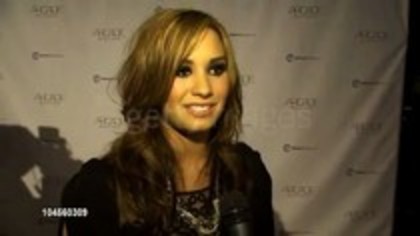 Demi Lovato - Autumn Party Benefiting Children Interview (236)