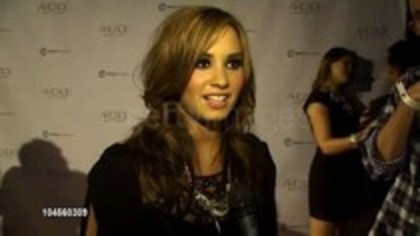 Demi Lovato - Autumn Party Benefiting Children Interview (277)