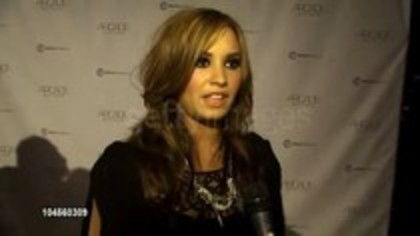 Demi Lovato - Autumn Party Benefiting Children Interview (325)