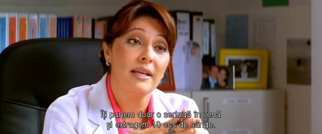 Iti voi pune o seringa in vena..si iti voi lua doar 10 ccs de sange.