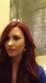 Demi Lovato at the Seventeen lunch Interview (6)