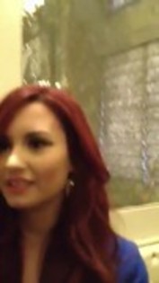 Demi Lovato at the Seventeen lunch Interview (7)