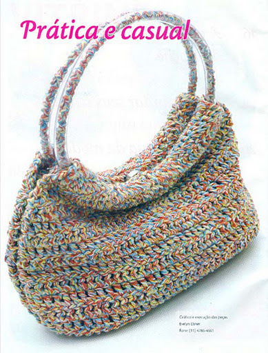 bolsa pratica casual - Genti crosetate