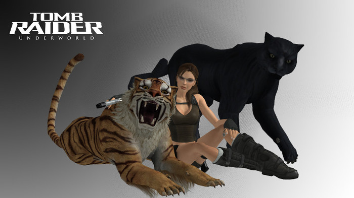 Tomb_Raider_and_big_cats_by_Hiddenus