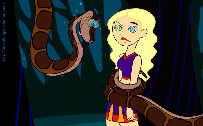 Kaa_meets_Tara_by_FitzOblong