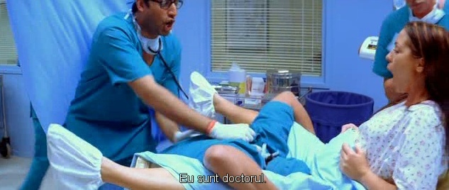 Vijay: Hey..eu sunt doctorul -si il da la o parte pe ron-