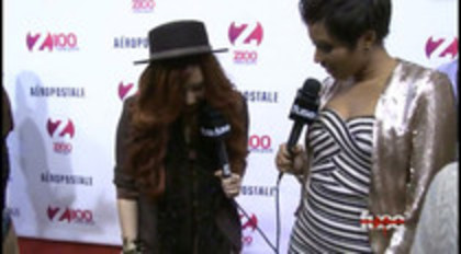 Demi - Lovato - Red - Carpet - Interview - Fuse - Jingle - Ball - 2011 (68)