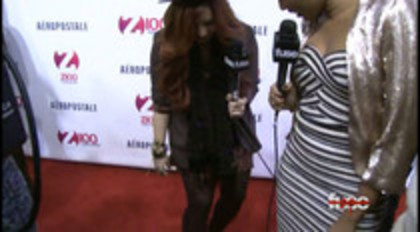 Demi - Lovato - Red - Carpet - Interview - Fuse - Jingle - Ball - 2011 (70)