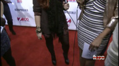 Demi - Lovato - Red - Carpet - Interview - Fuse - Jingle - Ball - 2011 (75)