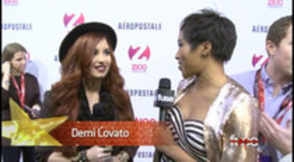 Demi - Lovato - Red - Carpet - Interview - Fuse - Jingle - Ball - 2011 (164)