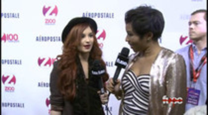 Demi - Lovato - Red - Carpet - Interview - Fuse - Jingle - Ball - 2011 (268)