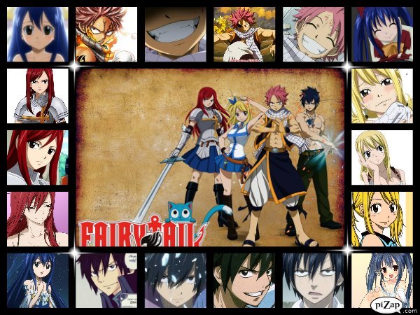 fairy tail collage pentru mine - Fairy tail