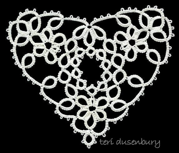 tatting-heart-heartflet-butterfly-dusenbury - Tatting