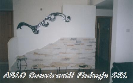 Decor cu imitatie de piatra