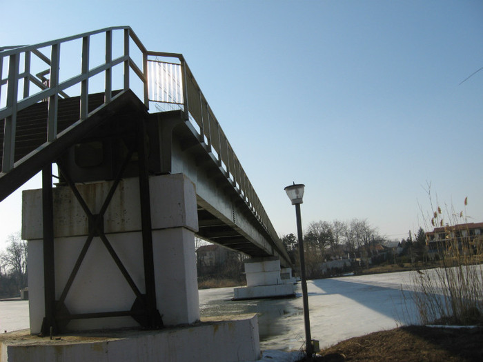 podul nou  din 2010 - la padure