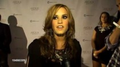 Demi Lovato - Autumn Party Benefiting Children Interview (7)