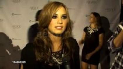 Demi Lovato - Autumn Party Benefiting Children Interview (26)