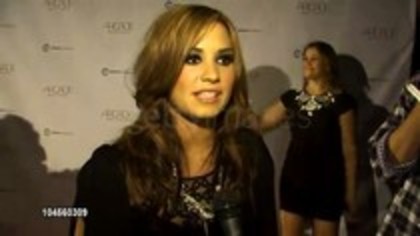 Demi Lovato - Autumn Party Benefiting Children Interview (27)