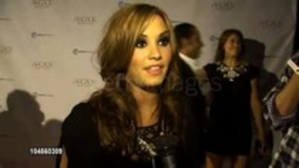 Demi Lovato - Autumn Party Benefiting Children Interview (29)