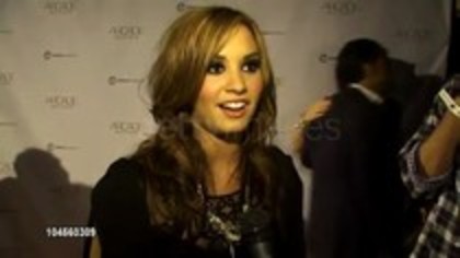 Demi Lovato - Autumn Party Benefiting Children Interview (32)