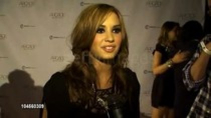 Demi Lovato - Autumn Party Benefiting Children Interview (34)