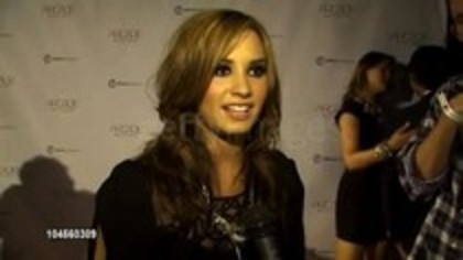 Demi Lovato - Autumn Party Benefiting Children Interview (36)