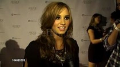 Demi Lovato - Autumn Party Benefiting Children Interview (37)