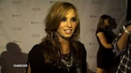 Demi Lovato - Autumn Party Benefiting Children Interview (39)