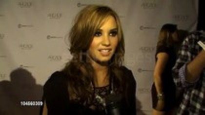 Demi Lovato - Autumn Party Benefiting Children Interview (44)