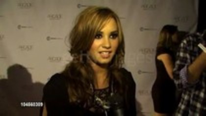 Demi Lovato - Autumn Party Benefiting Children Interview (46)