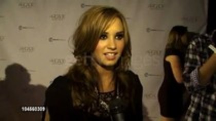 Demi Lovato - Autumn Party Benefiting Children Interview (47)