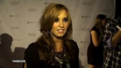 Demi Lovato - Autumn Party Benefiting Children Interview (50)